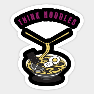 Think Noodle Sticker